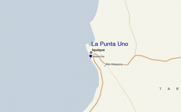 carte de localisation de La Punta Uno