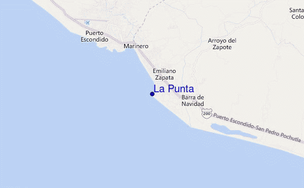 carte de localisation de La Punta