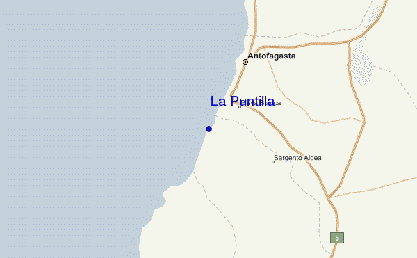 carte de localisation de La Puntilla