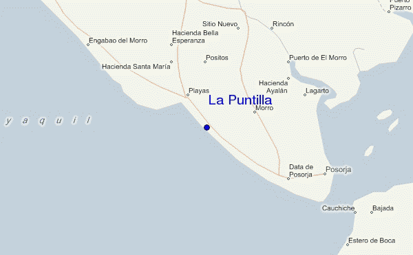 carte de localisation de La Puntilla