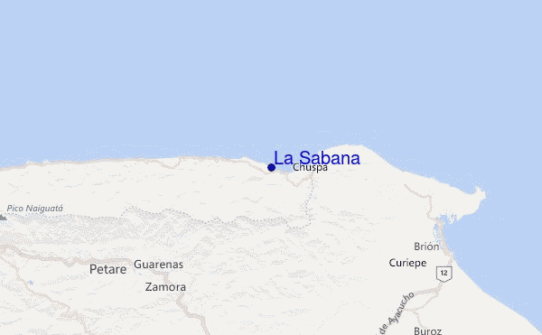 La Sabana Location Map