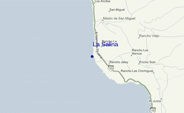 carte de localisation de La Salina