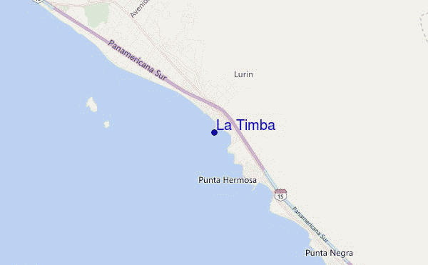 carte de localisation de La Timba