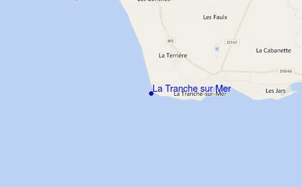 carte de localisation de La Tranche sur Mer