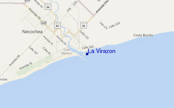 carte de localisation de La Virazon