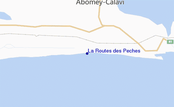 carte de localisation de La Routes des Pêches
