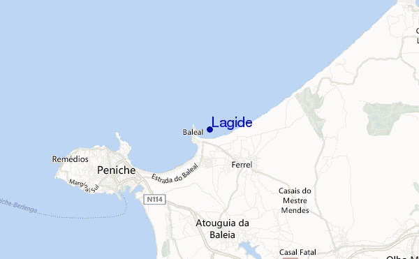 carte de localisation de Lagide