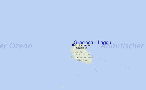 Graciosa - Lagou Location Map