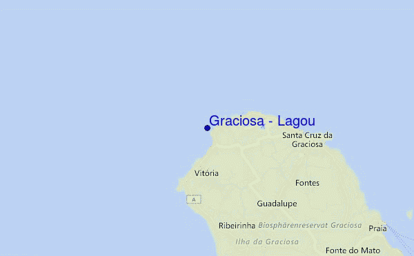 carte de localisation de Graciosa - Lagou