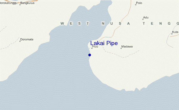 carte de localisation de Lakai Pipe