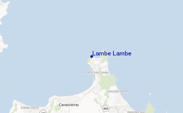 carte de localisation de Lambe Lambe