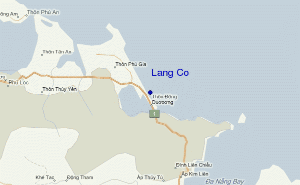 carte de localisation de Lang Co