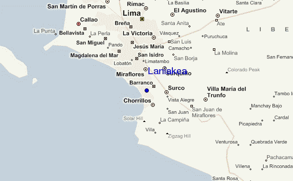 carte de localisation de Laniakea
