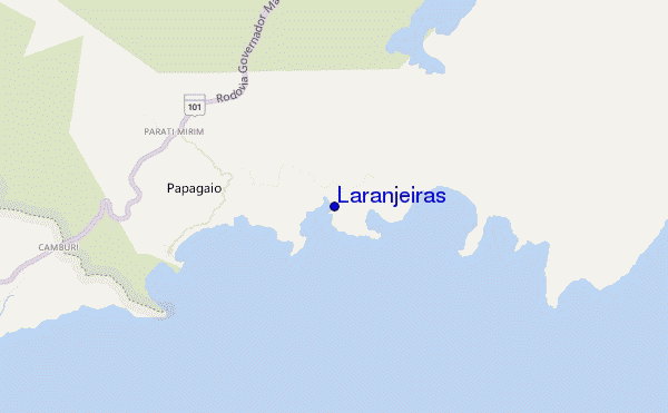 carte de localisation de Laranjeiras