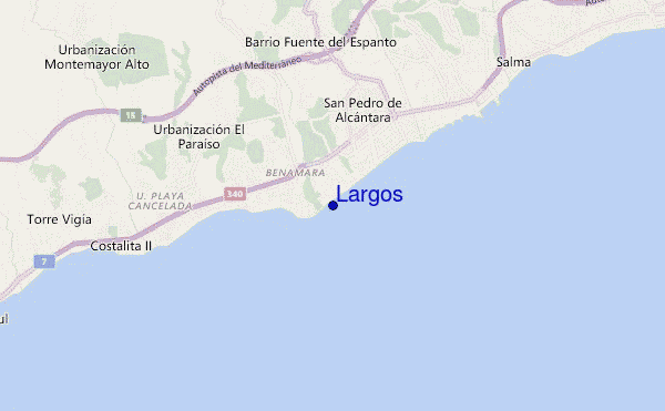carte de localisation de Largos
