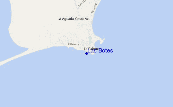 carte de localisation de Las Botes