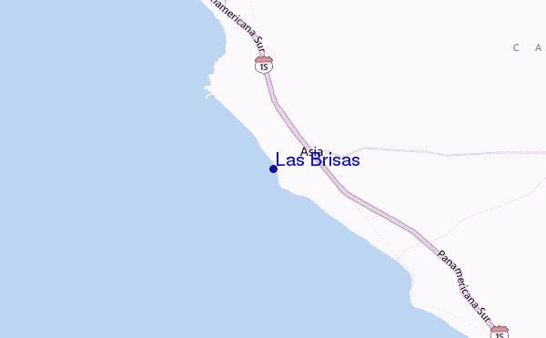 carte de localisation de Las Brisas