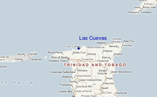 Las Cuevas Location Map