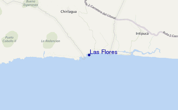 carte de localisation de Las Flores