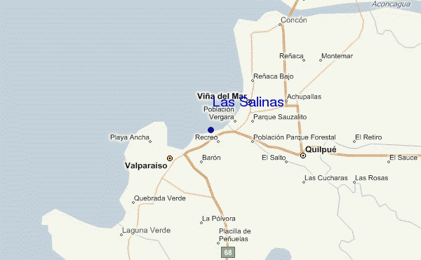 carte de localisation de Las Salinas