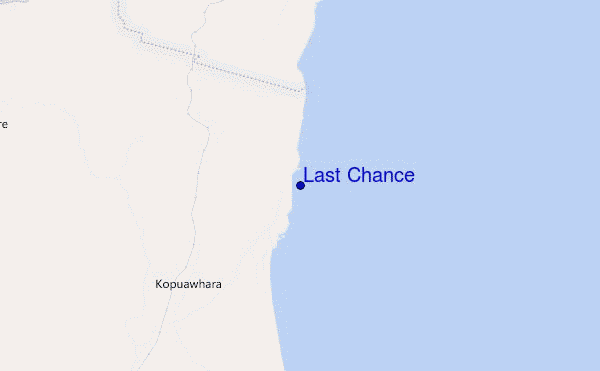 carte de localisation de Last Chance