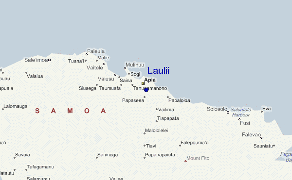 carte de localisation de Laulii