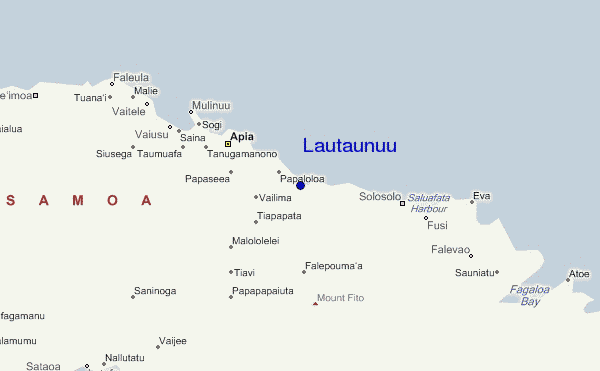 carte de localisation de Lautaunuu