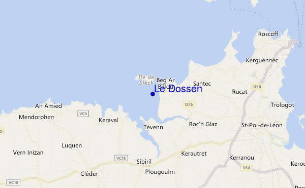 carte de localisation de Le Dossen