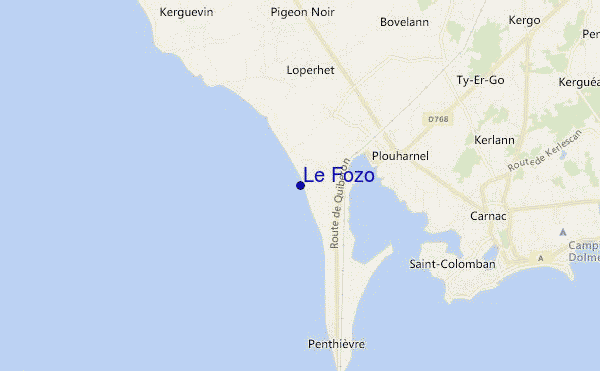 carte de localisation de Le Fozo