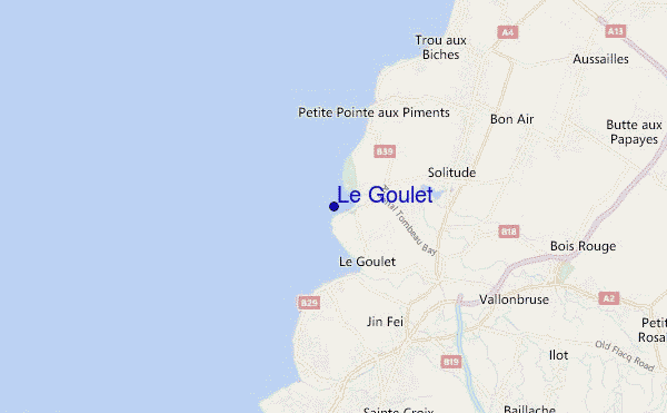 carte de localisation de Le Goulet