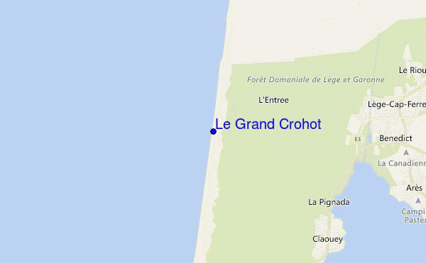 carte de localisation de Le Grand Crohot