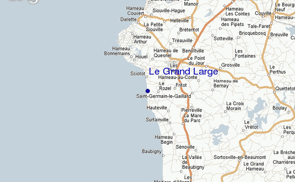 carte de localisation de Le Grand Large