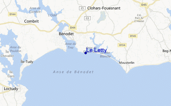 carte de localisation de Le Letty