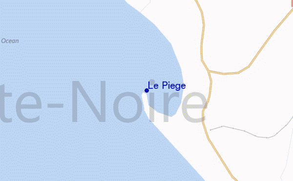 carte de localisation de Le Piege