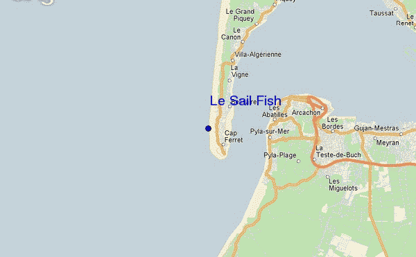 carte de localisation de Le Sail Fish