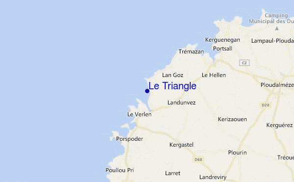 carte de localisation de Le Triangle