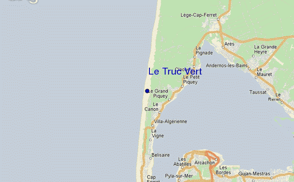 carte de localisation de Le Truc Vert