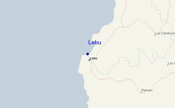 carte de localisation de Lebu
