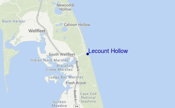 carte de localisation de Lecount Hollow