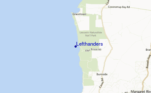 carte de localisation de Lefthanders