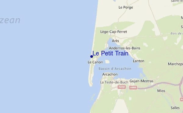 Le Petit Train Location Map