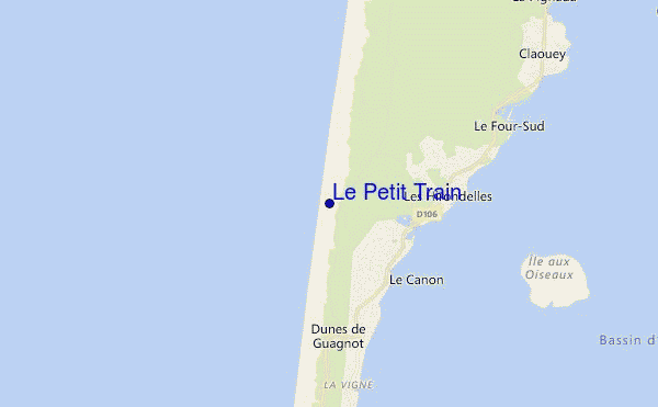 carte de localisation de Le Petit Train