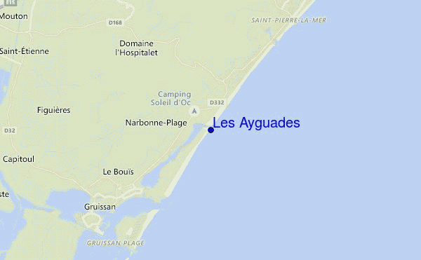 carte de localisation de Les Ayguades
