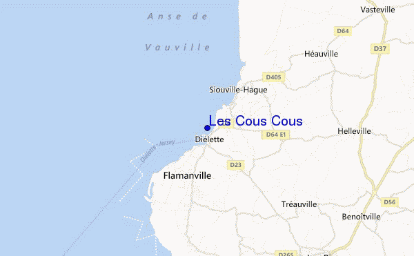 carte de localisation de Les Cous Cous