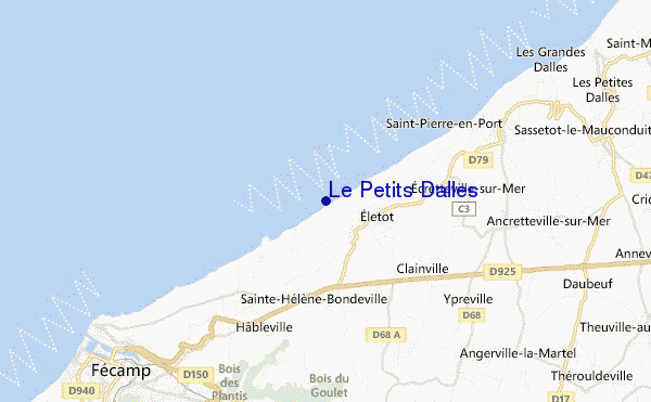 carte de localisation de Le Petits Dalles
