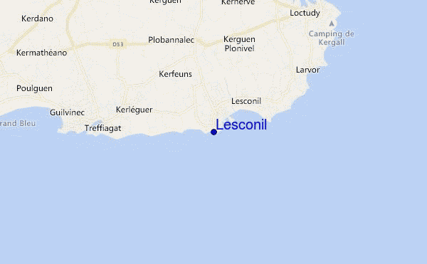 carte de localisation de Lesconil