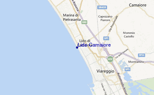 carte de localisation de Lido Camaiore