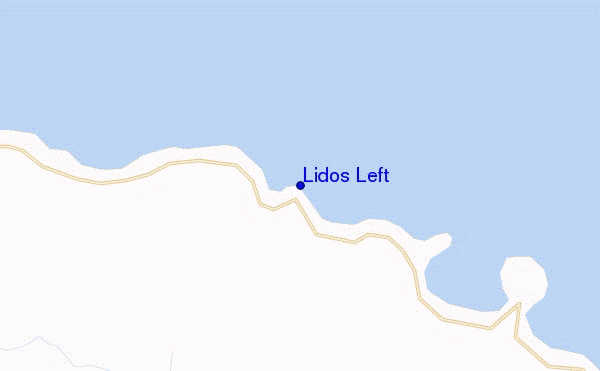 carte de localisation de Lidos Left