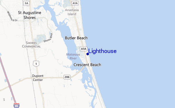 carte de localisation de Lighthouse