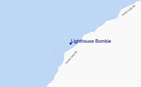 carte de localisation de Lighthouse Bombie
